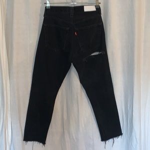 Re/Done Levi's High Rise Butt Rip size 25
